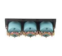 Cryfokt Set di Misuratori Tripli per Auto Universale Temperatura Acqua Ad Alta Precisione + Volt + Misuratore di Pressione Olio per Strumento 12V 4/6/8 Cilindri per Auto, Barca, Camion