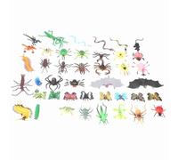 Cryfokt Set di Modelli di Dinosauri da 43 Pezzi Altamente Simulati per L'educazione e L'immaginazione dei Bambini, in Materiale PVC Sicuro (Set da 43 pezzi di animali dinosauri)
