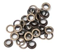 Cryfokt Set di Occhielli in Ottone Ad Alta Resistenza per la Modifica Dell'abbigliamento, 100 Pezzi, per Accessori per Maglieria Artigianale in Pelle in 4 Colori (#13)