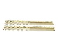 Cryfokt Set di Pettini per Capelli in Acciaio Inossidabile di Alta qualità per un Parrucchiere Liscio Ovunque, Ideale per Uomini e Donne (GOLD)