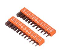 Cryfokt Set di Punte Trapano con Codolo Esagonale con Supporto per Riporre Oggetti - Gamma Completa per attività Versatili - Ideale per gli Appassionati del Fai Te