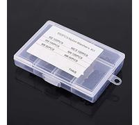 Cryfokt Set di Rondelle Piatte in Nylon Resistente con Molte Dimensioni per Applicazioni di Bloccaggio e Permanenti, 500 Pezzi di Rondelle Regolari M2-M6 per Uso Industriale (BLACK)