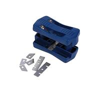 Cryfokt Set di Tagliabordi per Bordi in Legno, Strumento Manuale con Testa e Coda a Coltello Dritto per Assi, per Impiallacciatura e Bordi in Plastica, Resistente Lama in Acciaio Bianco