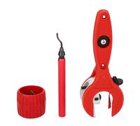 Cryfokt Set di Tagliatubi a Cricchetto con Design Salva-manodopera per il Taglio Preciso di Tubi da 8-29 Mm, Include Strumento di Sbavatura e Alesatore