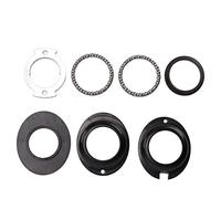 Cryfokt Set di Vaschette per Cuscinetti per Cuffie, Sfera dello Sterzo Rotante in Acciaio Resistente per Accessori Scooter M365 PRO PRO2