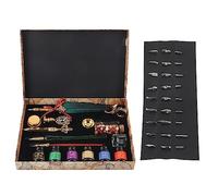 Cryfokt Set Penna Stilografica con Timbro Laccato, Manico Elegante con Cera Lacca a Fuoco Delicata Apertura delle Lettere (#3)