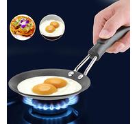 Cryfokt Simpatica Mini Padella Durevole e Sano Riscaldamento Rapido per la della Padella domestica. Dimensioni: 4,7 Pollici (Manico in bachelite)