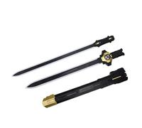 Cryfokt Spada Illuminata, Spada Giocattolo 2 in 1 a LED con Effetti Sonori e Lama Retrattile, Sciabola Illuminata per Bambini Adulti Regalo di Compleanno Festa Cosplay,