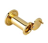 Cryfokt Spioncino per Porta con Ampio Angolo di Visione di 200 Gradi per la Massima Sicurezza e Privacy, Facile Installazione per Porte in Legno, Copertura per la Privacy Resistente (GOLD)