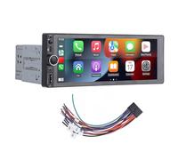 Cryfokt Stereo Automobilistico da 6,86 Pollici, Giocatore Bluetooth 5.0 Car MP5, GPS Navigation Wherier Control Mirror Link Car Stereo per CarPlay Wireless, Android Auto