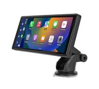 Cryfokt Stereo per Auto Wireless da 10,26 Pollici, Lettore Multimediale Touch Screen con Controllo Vocale Automatico Wireless Bluetooth, per Tutte le Auto con Fotocamera di Backup 1080P