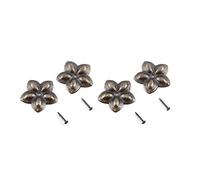 Cryfokt Stullo a Vite Decorativo, Etichetta in Metallo in Bronzo Verde Stile Vintage Nuovo e di Alta qualità da 100 Pezzi/Sacchetto per Decorare la Casa per la Porta della Decorativa (23 mm)