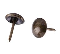 Cryfokt Stullo a Vite Decorativo, Etichetta in Metallo in Bronzo Verde Stile Vintage Nuovo e di Alta qualità da 100 Pezzi/Sacchetto per Decorare la Casa per la Porta della Decorativa (11 * 17mm)
