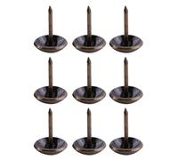 Cryfokt Stullo a Vite Decorativo, Etichetta in Metallo in Bronzo Verde Stile Vintage Nuovo e di Alta qualità da 100 Pezzi/Sacchetto per Decorare la Casa per la Porta della Decorativa (13 * 17mm)