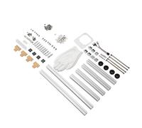 Cryfokt Supporto per Custodia Aperta per Computer MATX con Eccellente Dissipazione del Calore per Progetti Fai da Te, per Scheda Madre MATX, Struttura in Alluminio (SILVER)