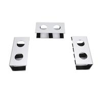 Cryfokt Supporto per Laptop Sotto la Scrivania Supporto Salvaspazio in Lega di Alluminio con Imbottitura Protettiva per Laptop TV Box per Uso Domestico in Ufficio (SILVER)