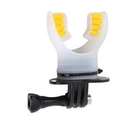 Cryfokt Supporto per per Bocca Yi Camera per Stand-up Paddle Boarding, Accessorio Facile da Usare per gli Sport D'azione (BLACK)