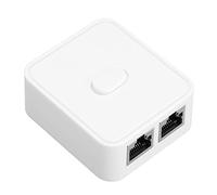 Cryfokt Switch di Rete Gigabit RJ45, Adattatore Split Rate Ethernet Ad Alta velocità, Compatibile con CAT 5/5E/6/7, Adatto per Piccole Imprese