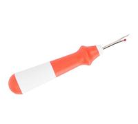 Cryfokt Taglia Asole Easy Stitch Opener con Cappuccio Trasparente Manipolazione, Ideale per Persone Affette da Sindrome del Tunnel di Kapoor in Famiglia (rosso)