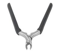 Cryfokt Tagliacuticole in Acciaio Inossidabile Forte Dispositivo per la Rimozione della Pelle Morta per Uso Domestico e Professionale, Acciaio Inossidabile, 1 Tronchese per Cuticole (BLACK)