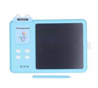 Cryfokt Talking Flash Cards Tavoletta da Scrittura Giocattolo Educativo Portatile per Bambini Blocco da Disegno Creativo con Schermo LCD Materiale ABS (BLUE)