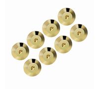 Cryfokt Tappetino Isolante per Piedini Isolanti con Base Antiurto Universale in Rame per Altoparlante, Amplificatore, Lettore CD e DVD, Set da 8 (#1)