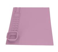 Cryfokt Tappetino per Pittura in Silicone, Creativo, Artistico, Fai da Te, Grande, Facile da Pulire, per Ragazzi e Ragazze, Promuove il Talento Artistico per i Materiali Artistici dei Bambini (PINK)