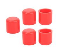 Cryfokt Tappo per Tubo di Aspirazione in Silicone Flessibile e Resistente All'usura per Tutte le Applicazioni Industriali 30 Mm, Confezione 5 (rosso)