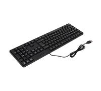 Cryfokt Tastiera Araba con Interfaccia USB a 104 Tasti, Tastiera Cablata Plug and Play per Computer Desktop, Comoda Touch da Ufficio