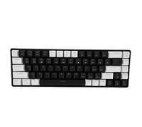 Cryfokt Tastiera da Gioco Meccanica Portatile Copritasto Bicolore Multifunzionale per Barra Internet, Tastiera Luminosa RGB a 68 Tasti (#2)