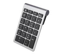 Cryfokt Tastierino Numerico RF304 Mini Tastiera Wireless USB a 22 Tasti con Ricevitore, Design del Cappuccio con Base a Forbice per XP/7/8/10, Uso Portatile (#2)