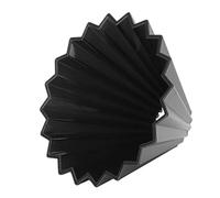 Cryfokt Tazza con Filtro per caffè in Resina Conica, Gocciolatore Professionale per Forniture da, Calore per gli Amanti del caffè (BLACK)