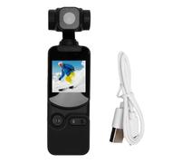 Cryfokt Telecamera Portatile con WiFi e Meccanismo di Stabilizzazione per | Risoluzione Video 2K, Materiale ABS, Schermo da 1,44 Pollici, Batteria da 1000 MAh, Grandangolo da 70-90 Gradi, Supporta