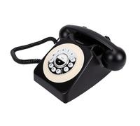 Cryfokt Telefono Cordless Bluetooth Vintage, Cornetta Senza Fili con | Telefono Fisso retrò, Batteria Al Litio da 1200 MAh, Attivazione Vocale, Speaker per Musica e Chiamate