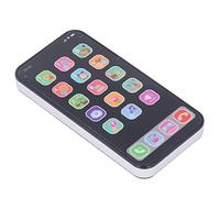 Cryfokt Telefono Giocattolo per Bambini, Musica Educativa Multifunzionale, Telefono da Gioco Illuminato per Neonati, Bambini Piccoli, Sviluppa abilità di Gioco (BLACK)