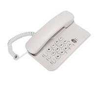 Cryfokt Telefono per Hotel, Casa e Ufficio, Portatile, Ecologico, Materiale ABS, Bianca per il Regno Unito [Telefono fisso] (WHITE)