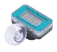 Cryfokt Termometro Digitale Subacqueo LCD per Acquari, Funzionamento Semplice con Attacco a Ventosa, Intervallo di Monitoraggio della Temperatura da 0 ℃ a + 50 ℃