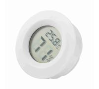 Cryfokt Termometro Igrometro per Rettili LCD Display Rapido per Registrazioni di Temperatura e umidità della Gabbia per Rettili (WHITE)