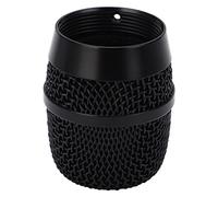 Cryfokt Testa a Sfera di Ricambio con Griglia per Microfono con Parabrezza, Schermo in Rete di Acciaio Inossidabile qualità del Suono Chiara, per Spettacoli Dal Vivo,