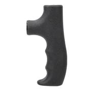 Cryfokt Testa del Bastone Passeggio Testa con Impugnatura per Stampelle Nera Solida con Design Ergonomico, Accessorio con Impugnatura per Asta Multifunzionale per Avventure All'aria Aperta (BLACK)