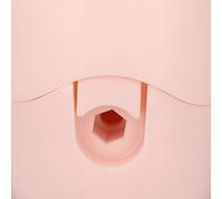 Cryfokt Testa di Bambola Vuota Leggera 1/12 Perfetta per il Trucco Fai-da-te e la Sostituzione della Bambola con Snodo Sferico Adatta per Materiale Plastico di Cemento per Bambole 1/12 (PINK)