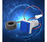 Cryfokt Tester Portatile con Display a 3 Cifre per Misuratore di Tensione e Corrente CA per Elettricisti e Appassionati di Fai da Te Rosso (BLUE)