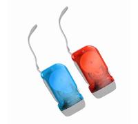 Cryfokt Torcia LED Manuale con Corda Sospesa per la Riparazione di Armadietti Domestici, Lunga Durata (rosso con il blu)