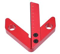 Cryfokt Tracciatore per Ricerca del Centro Ad Alta Precisione da 45/90 Gradi per la Lavorazione del Legno, Strumento di Misurazione della in Lega di Alluminio per la Marcatura del Centro su Dischi e