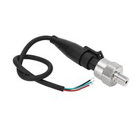 Cryfokt Trasmettitore di Pressione in Acciaio Inossidabile per Gas Acqua Olio, Protezione da Tensione Stabile Trasduttore Manometro per Controllo di Processo, Filettatura 1/8" 27NPT, Kit di