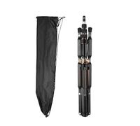 Cryfokt Treppiede per Fotocamera Portatile con Colonna Centrale Regolabile per Viaggi, Treppiede Leggero a 5 Sezioni con Robusto Supporto Triangolare, Compatto e Facile da Trasportare, Ideale per