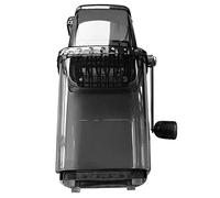 Cryfokt Tritaghiaccio Portatile con Lame in Acciaio Inossidabile Tritaghiaccio Manuale da 1,25 L per Feste in Casa e in Ufficio Acciaio Inossidabile per Coni di Fai da Te Granite Margarita Leggero e