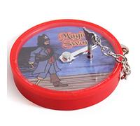 Cryfokt Trucchi con la Spada Magica, Divertenti Oggetti di Mentalismo per Il Primo Piano del Palco, Oggetti di Scena, Plastica Rossa/Verde, 5,5X, Cm - Giocattoli per Bambini/Adulti (Rosso)