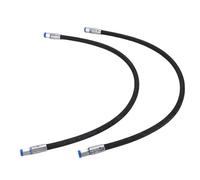 Cryfokt Tubo della Valvola dell'acceleratore Escavatore, Interfaccia 1/4in a 32 Pollici di Lunghezza di Escavatore Tubo della Valvola del Deviatore 2 Pc per il Sito di Costruzione