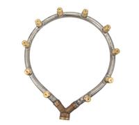 Cryfokt Ugello Nebulizzatore a Forma di Anello Multitesta con Effetto Nebbia Regolabile per Un'irrigazione Efficiente delle Piante Materiale Resistente e Durevole per Uso Industriale (10 Testa)